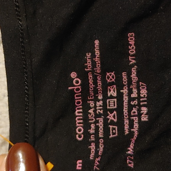 Commando Butter Pintuck Chemise Sz.Med Black NWT - Picture 6 of 9